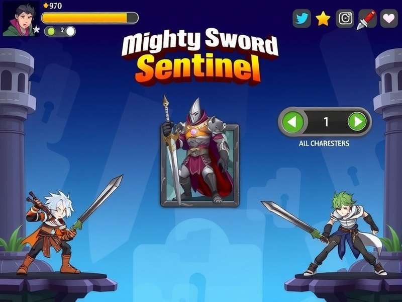 Playable Characters in Mighty Sword Sentinel Mighty Sword Sentinel Character Selection