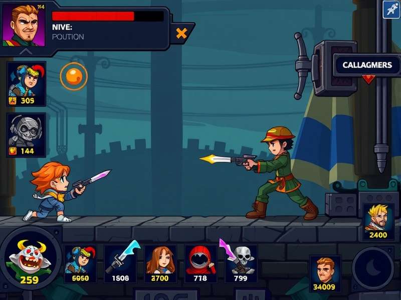 Pixel Combat Elite Diverse Character Roster Pixel Combat Elite character selection screen