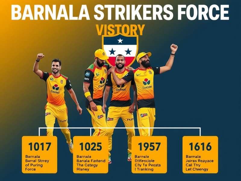 Evolution of Barnala Strikers Force Barnala Strikers Force historical timeline infographic