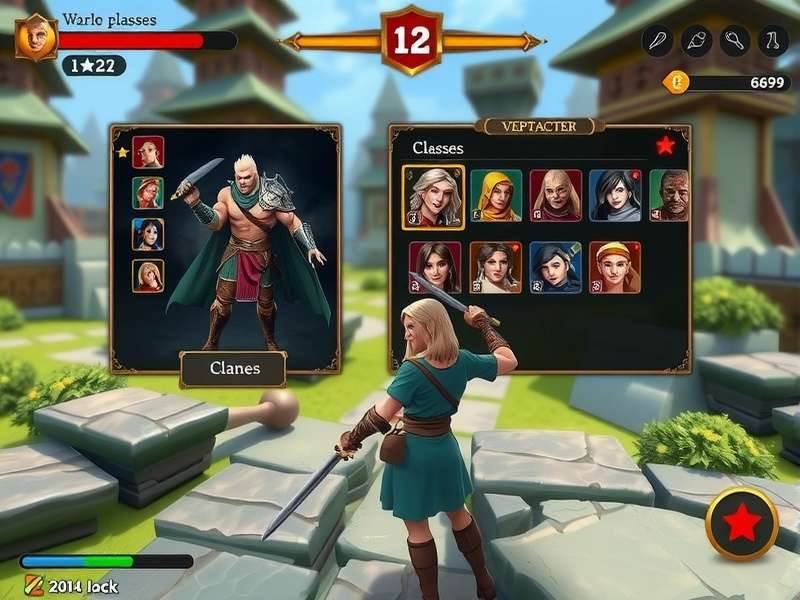 Warrior S Quest Extensive Character Customization Warrior S Quest character customization interface