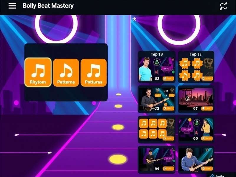 Bolly Beat Mastery Gameplay Bolly Beat Mastery gameplay screenshot showing rhythm patterns