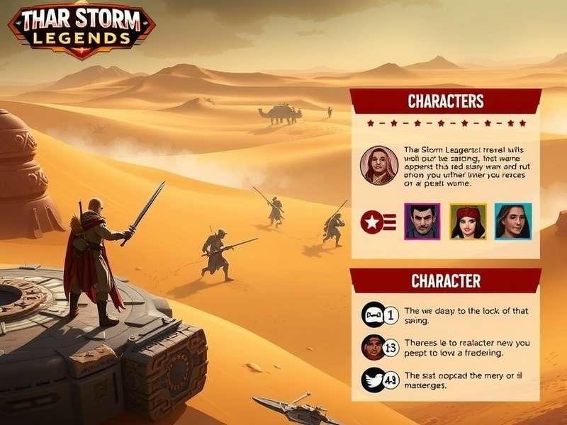 Thar Storm Legends Combat Strategy Thar Storm Legends strategy guide infographic