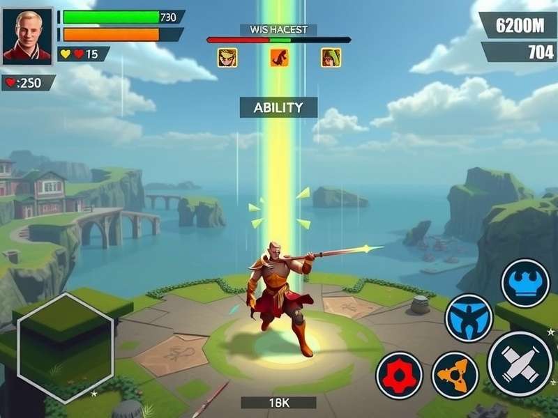 Saffron Blitz Titan Strategic Battle Interface Saffron Blitz Titan gameplay screenshot showing strategic battle interface