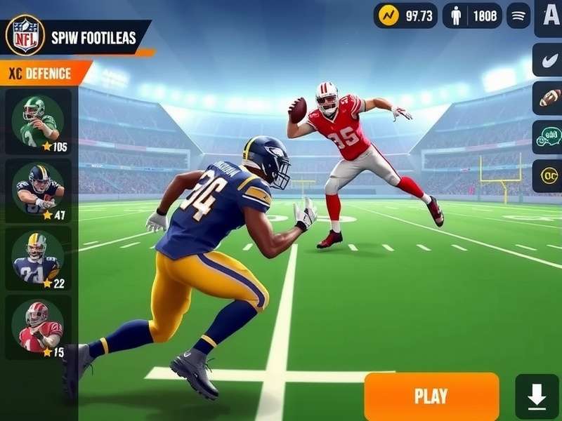 Desi NFL Clash Kings Gameplay Experience Desi NFL Clash Kings gameplay screenshot showing football action