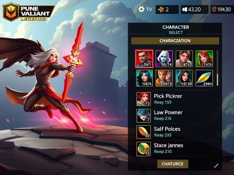 Pune Valiant Legends - Epic Battle Scene Pune Valiant Legends gameplay screenshot showing character combat