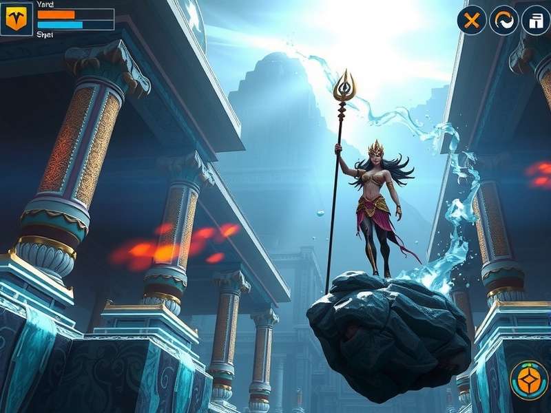 Temple Guardian Supreme Gameplay Temple Guardian Supreme gameplay screenshot showing character in ancient temple