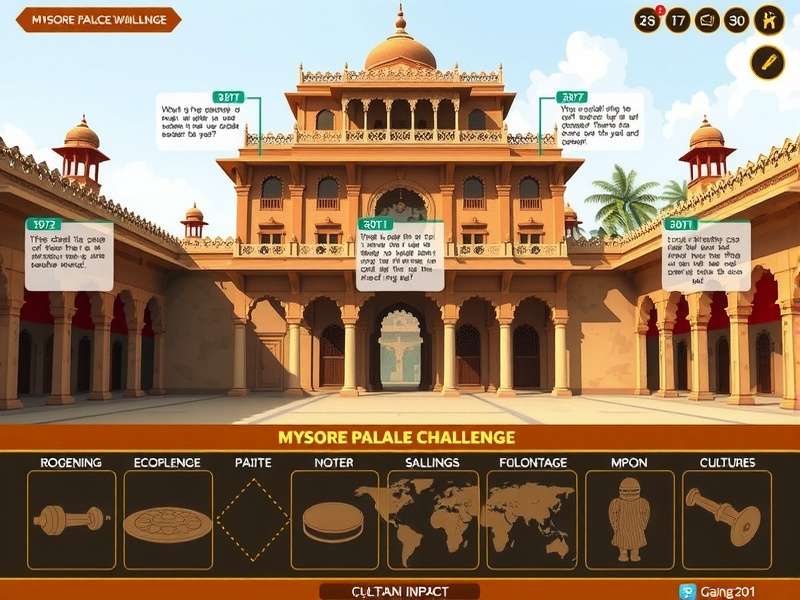 Mysore Palace Challenge Development Timeline Historical development timeline of Mysore Palace Challenge