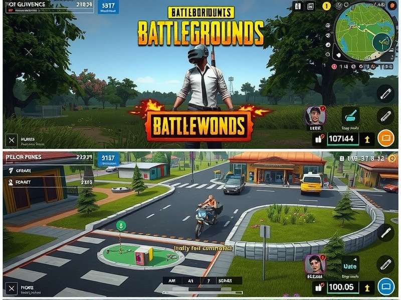PUBG Mobile Maps Comparison PUBG Mobile map comparison showing different environments