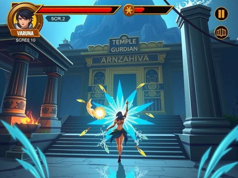 Character Selection in Temple Guardian Supreme Temple Guardian Supreme character selection screen