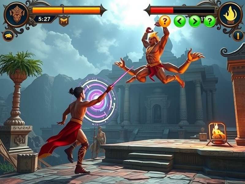 Namaste Nightmare Crusher - Ancient Temple Exploration Namaste Nightmare Crusher story scene showing ancient Indian temple