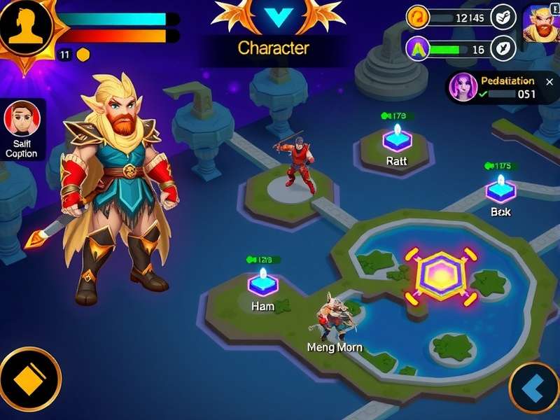 Character Selection in Fiesta Vortex Mystic Warriors Fiesta Vortex Mystic Warriors character selection screen