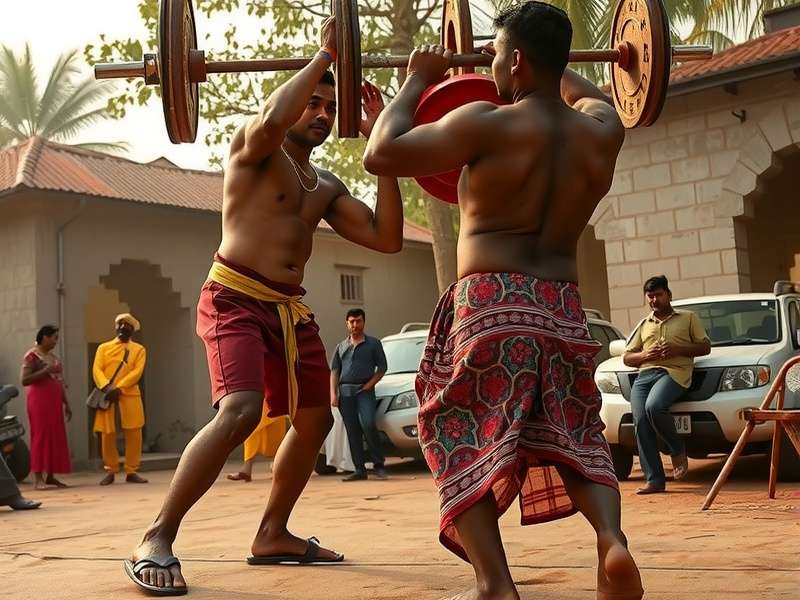 Proper Lifting Technique in Agonda Strongman Duel Demonstration of proper lifting technique in Agonda Strongman Duel
