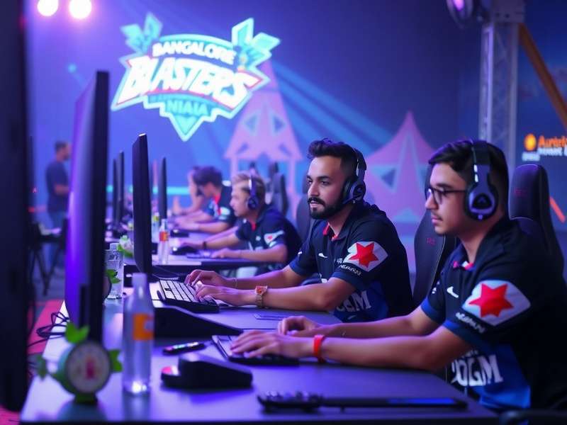 Indian Premier Bash Gaming Arena Indian Premier Bash gaming stations and competition setup