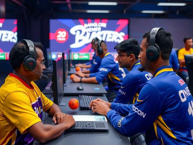 Bangalore Blasters Team Bangalore Blasters team in action